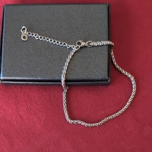 NEW Elegant Adjustable Stainless Steel Silver Chain Ankle Bracelet / Anklet